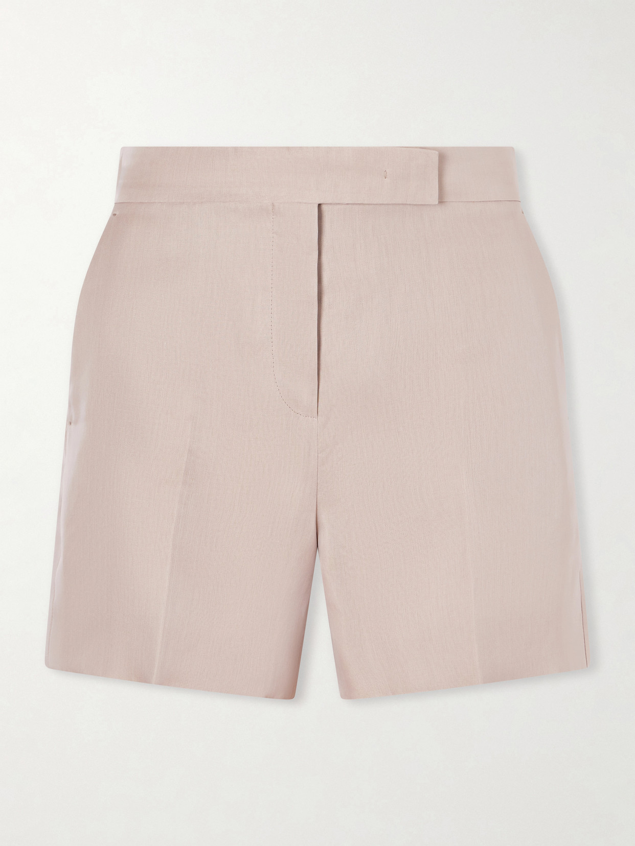 Max Mara Aerosi Silk Shorts In Neutral