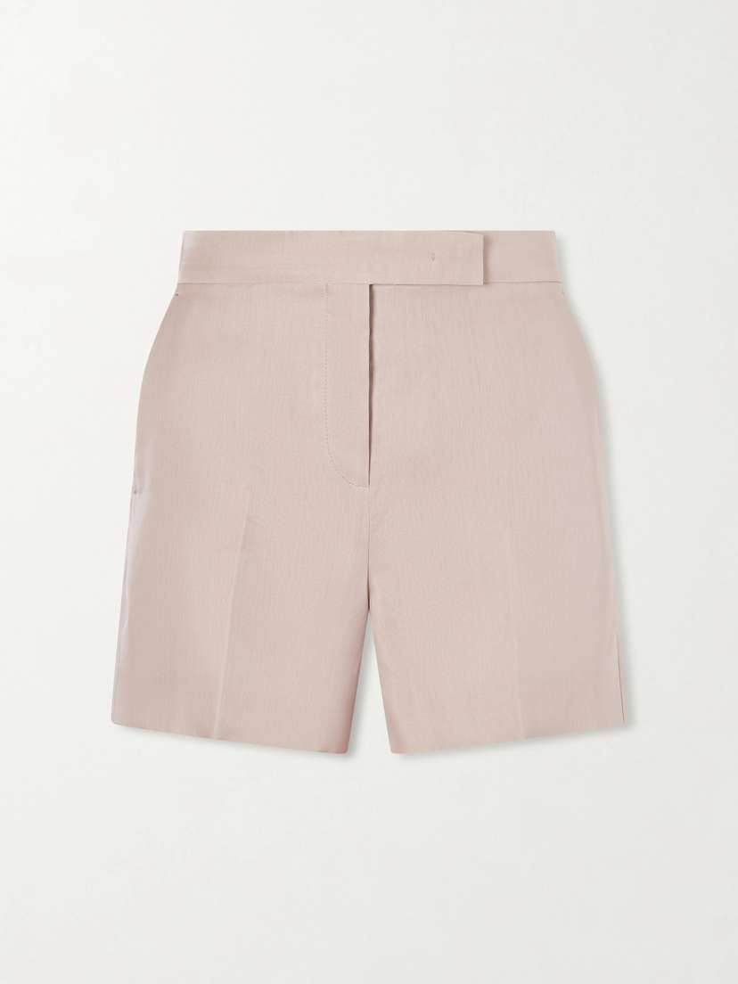Max Mara — Aerosi silk shorts