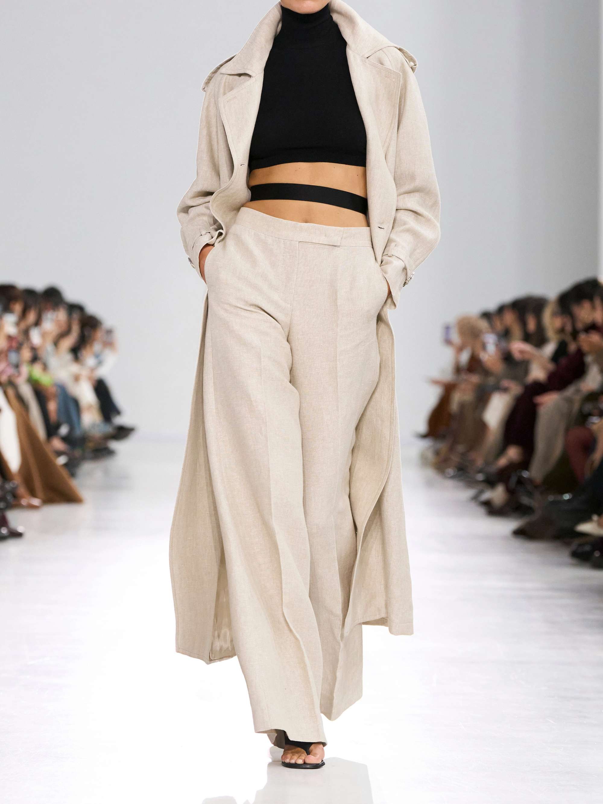 Max Mara リネンワイドパンツ MAX MARA Linen wide-leg pants | NET-A-PORTER