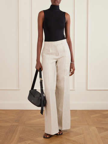 Max Mara Linen wide-leg pants