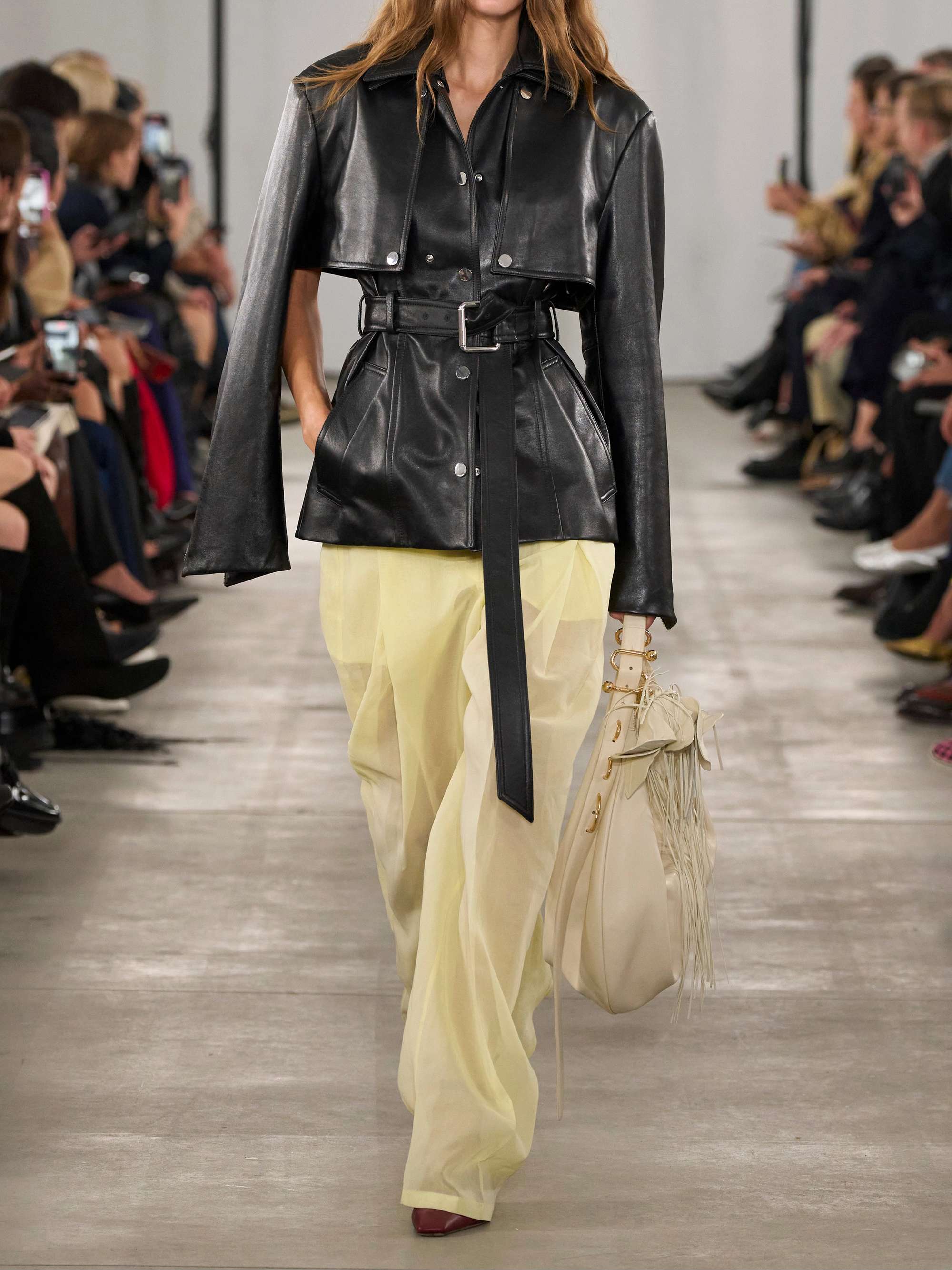 SPORTMAX レザージャケット SPORTMAX Leather jacket | NET-A-PORTER