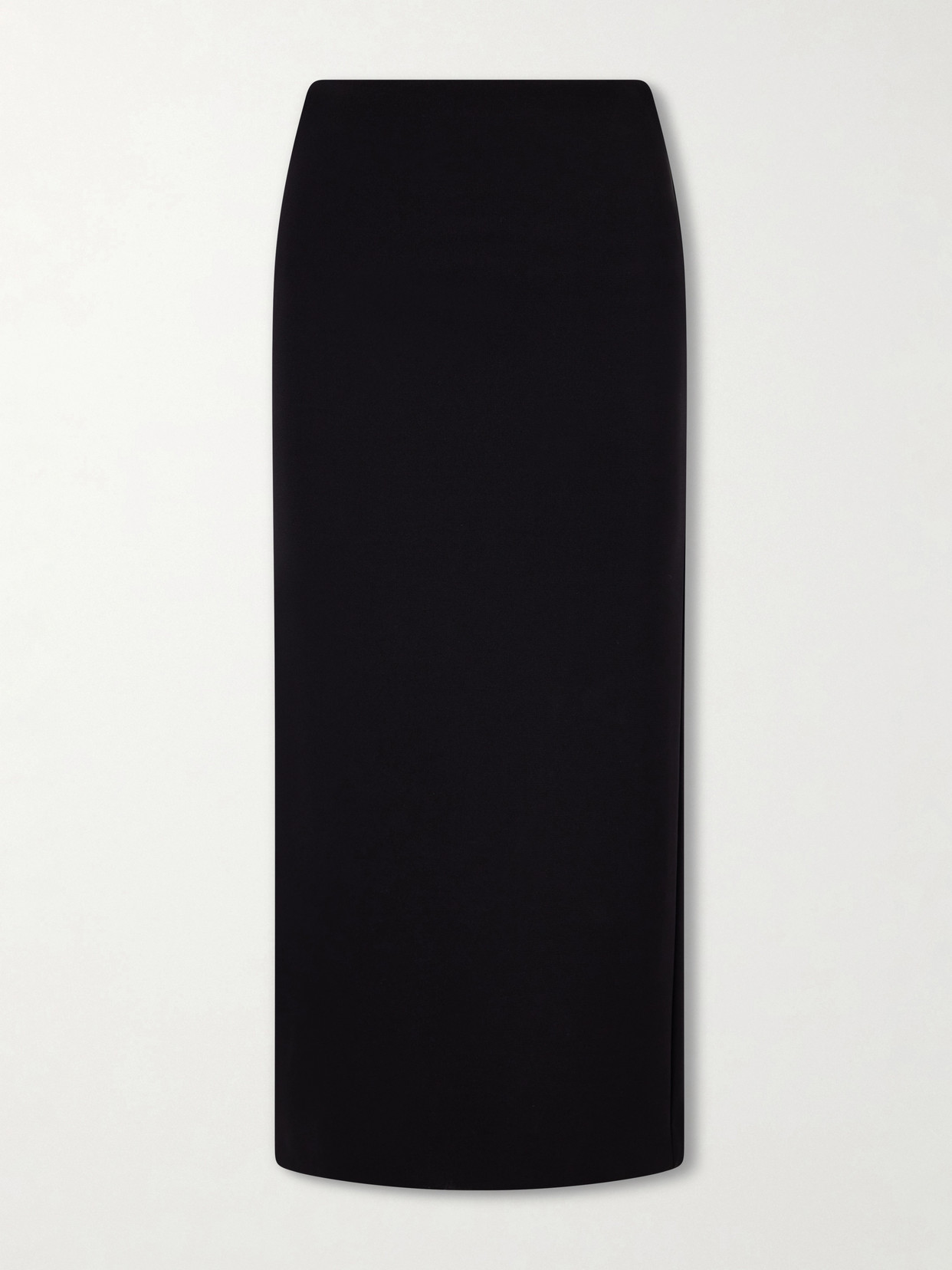 Max Mara Solivi Stretch-crepe Midi Skirt In Black