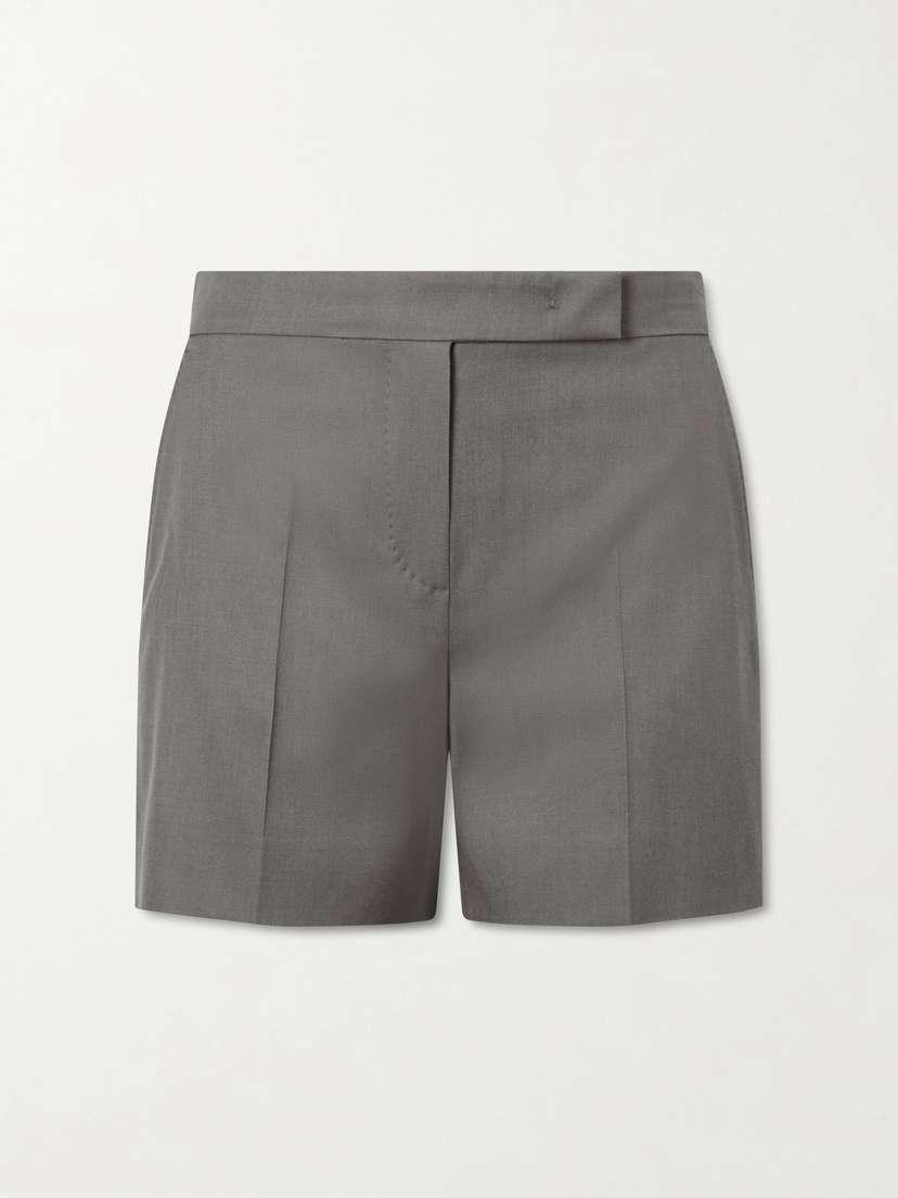 Max Mara — Wool-twill shorts