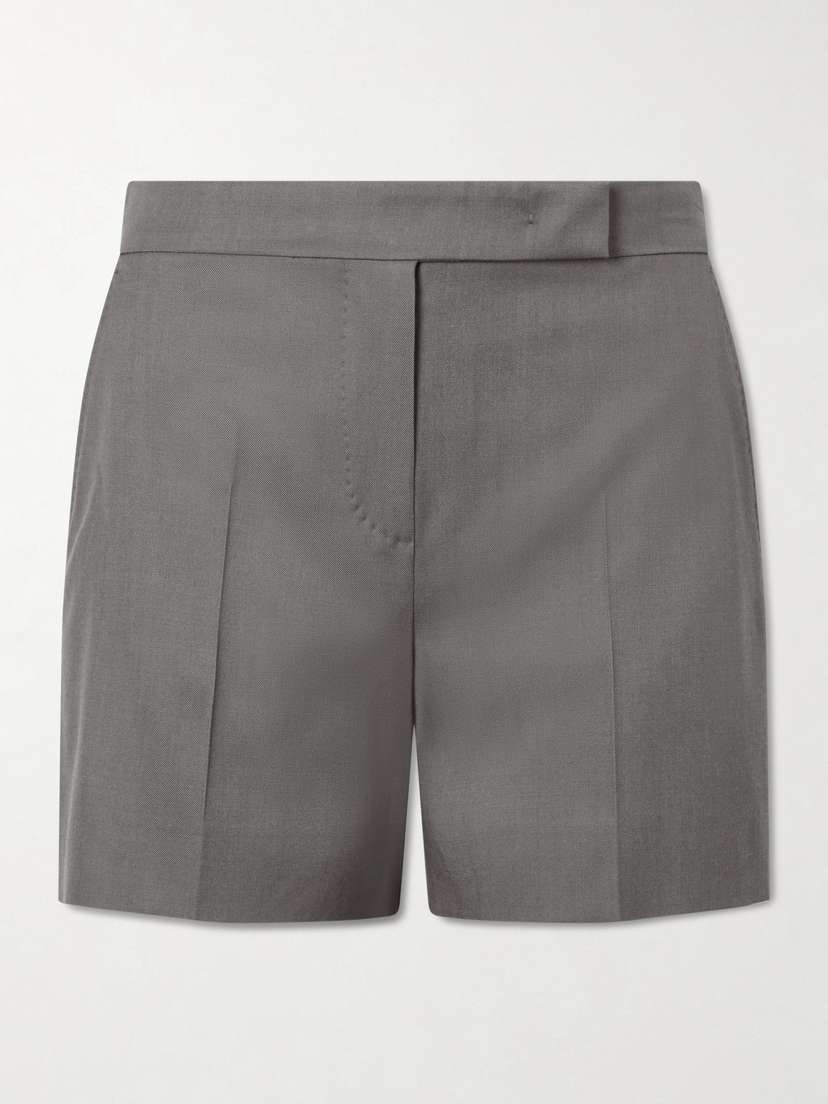 Max Mara Wool-twill Shorts