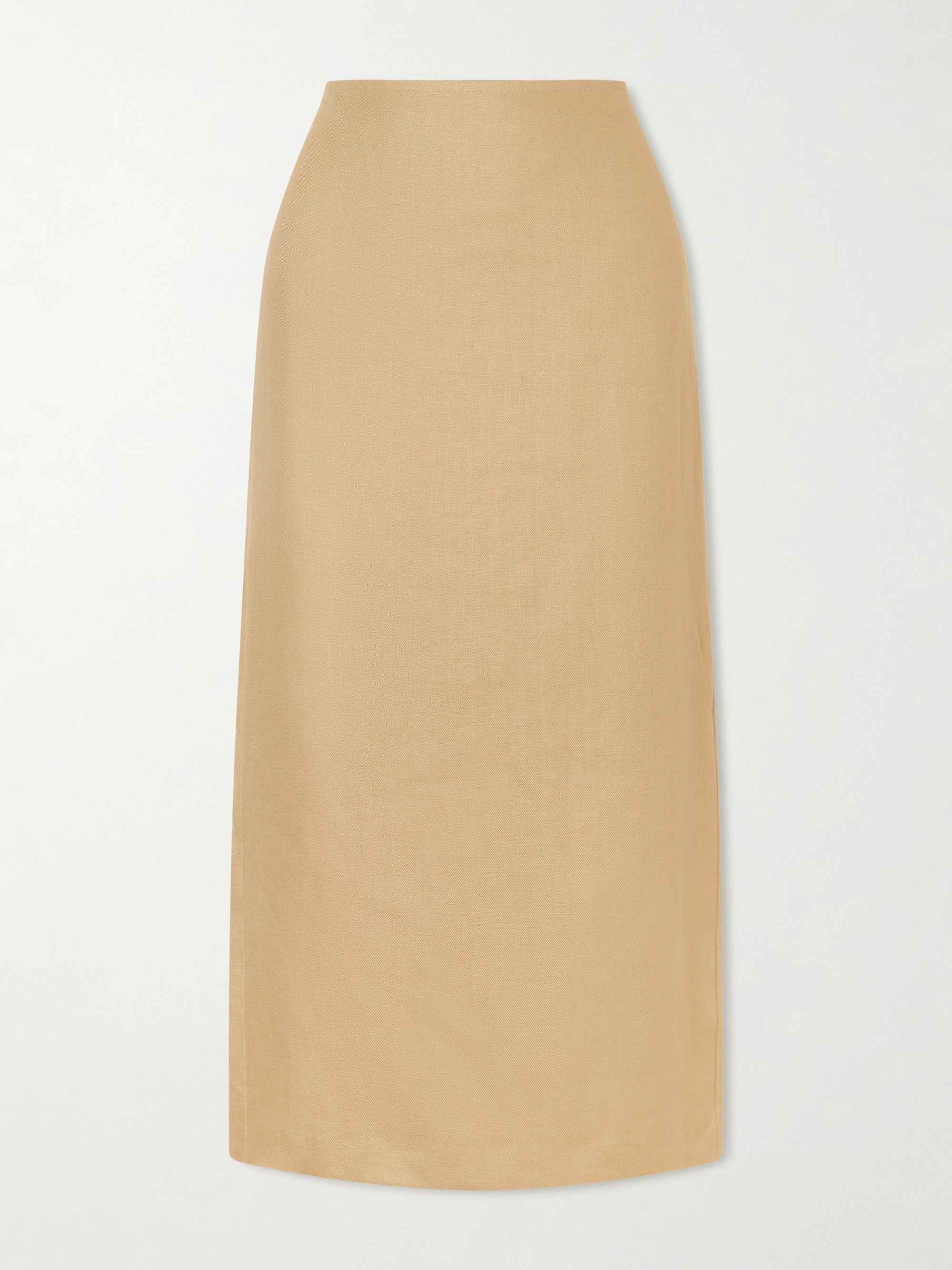 Max Mara - Veranda linen midi skirt | Plush
