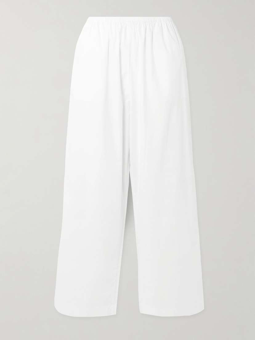 Deiji Studios Ease Organic Cotton-poplin Pants