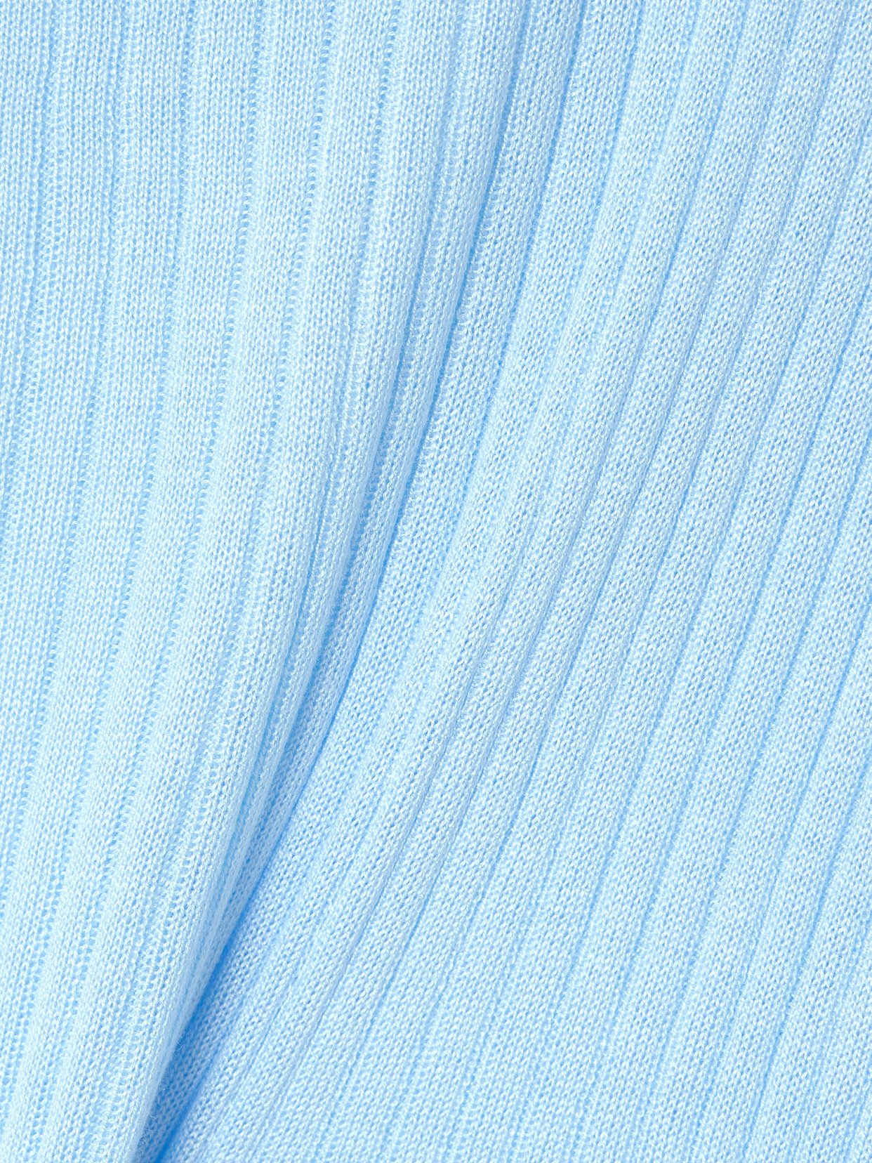 One-Shoulder Ribbed-Knit Top