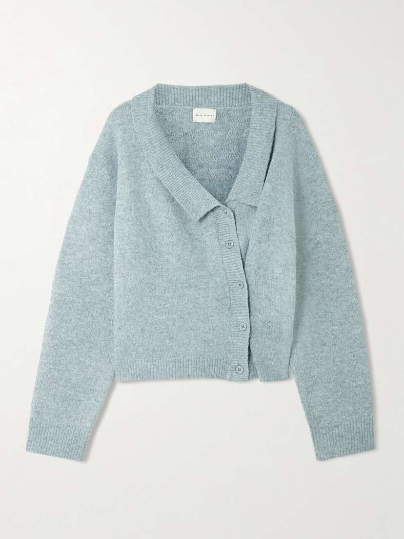 Deiji Studios Asymmetric Knitted Cardigan
