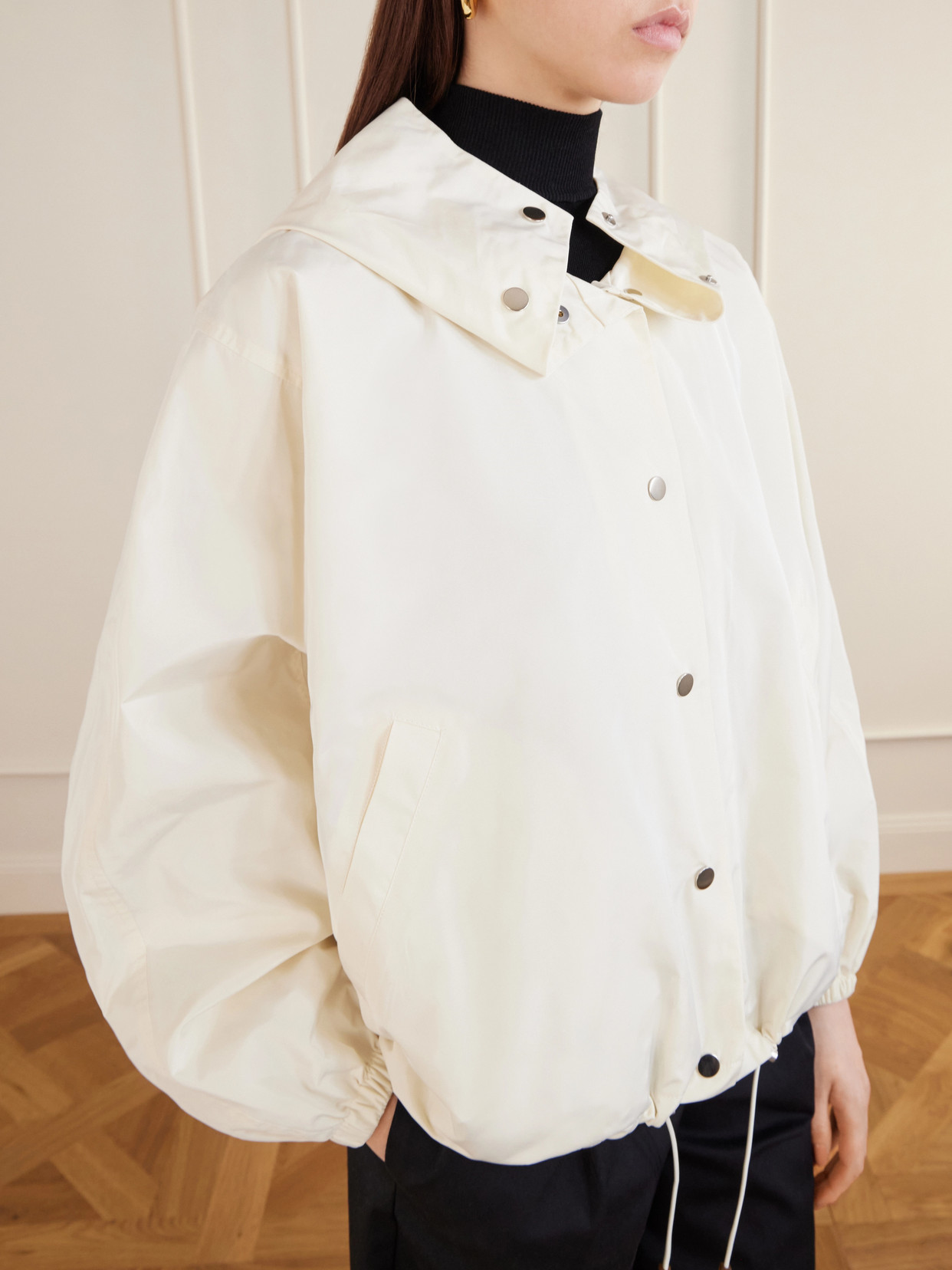 Róhe - Hooded Taffeta Jacket