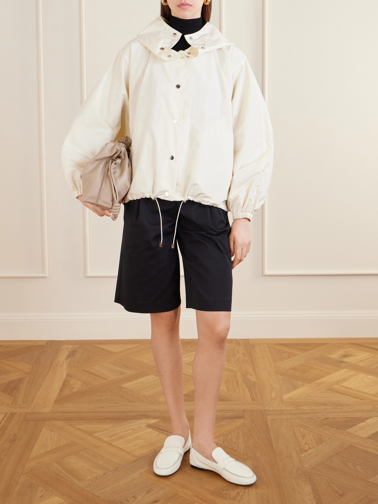 Róhe - Hooded Taffeta Jacket