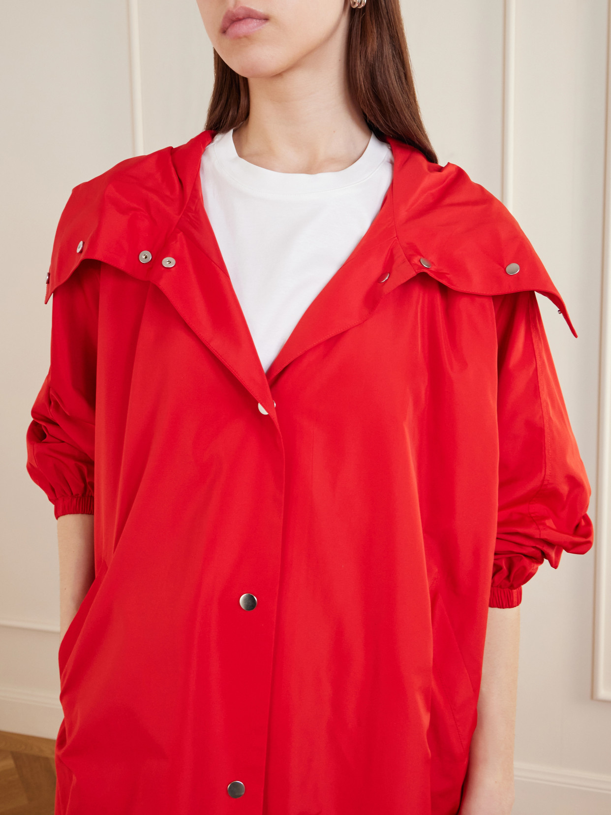 Róhe - Hooded Taffeta Coat