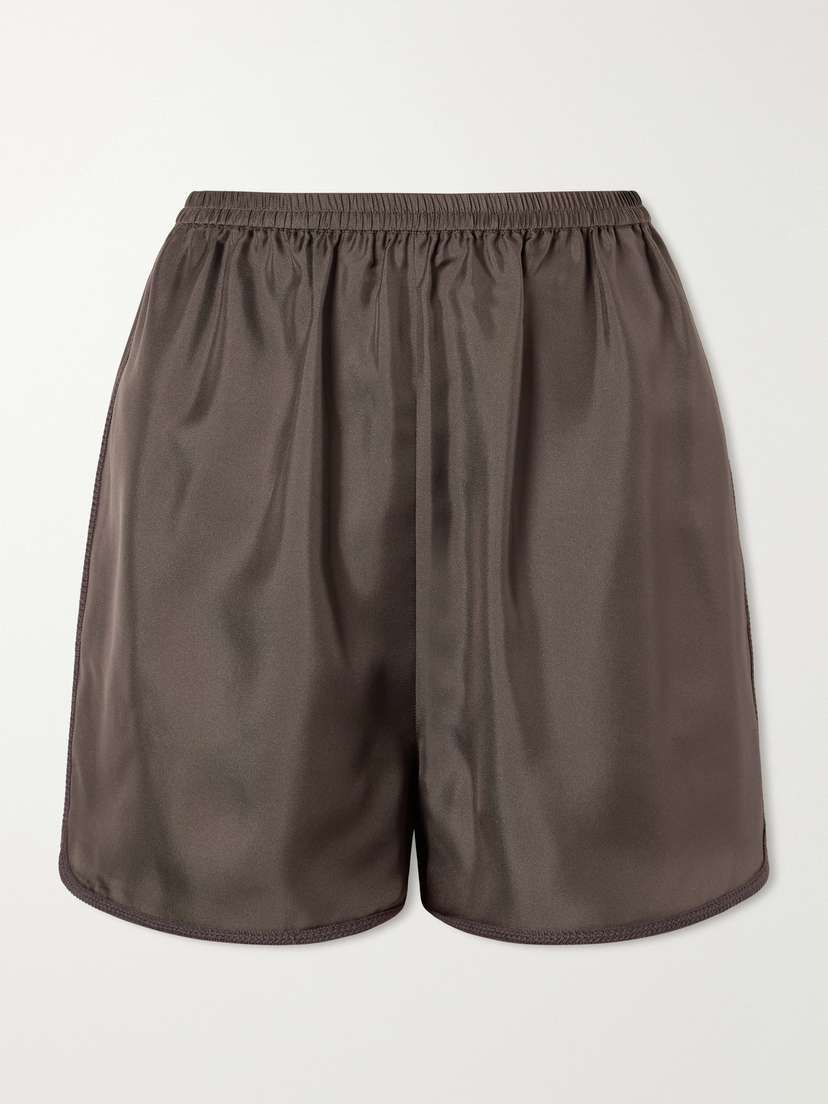 RÓHE Silk-satin Shorts