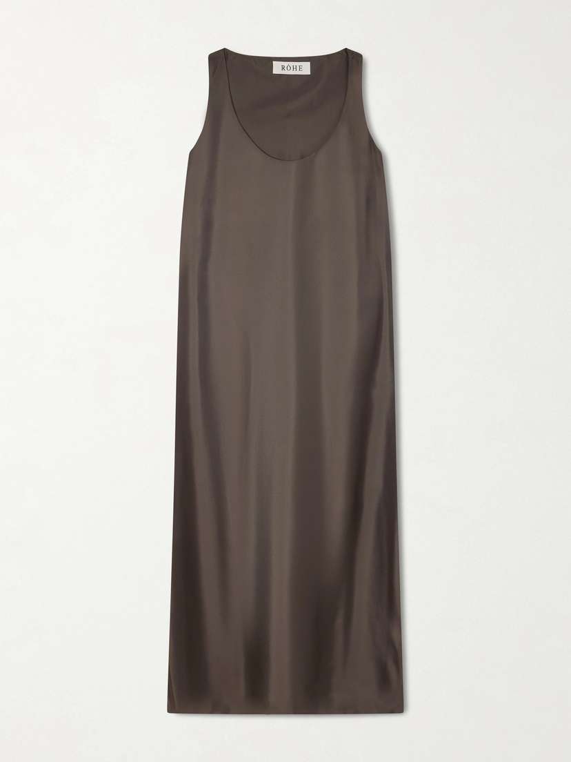 RÓHE Silk-satin Midi Dress