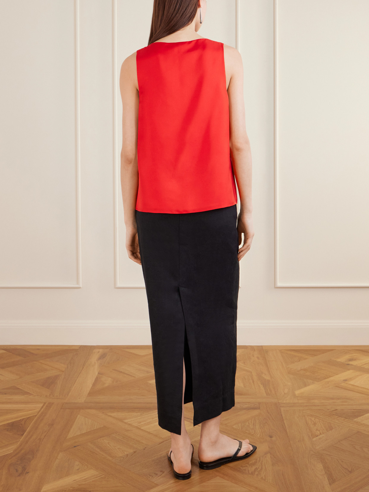 Rohe Silk-satin Tank In Multi