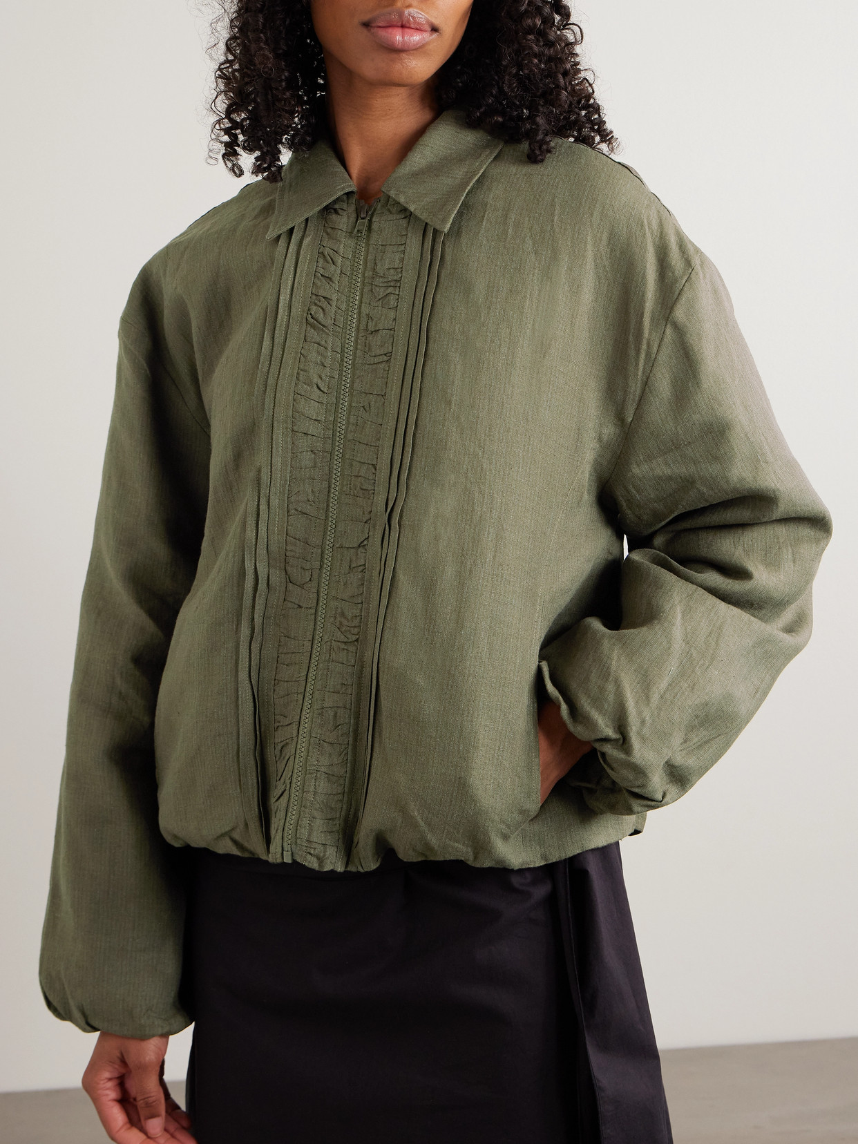 Pintuck Padded Jacket