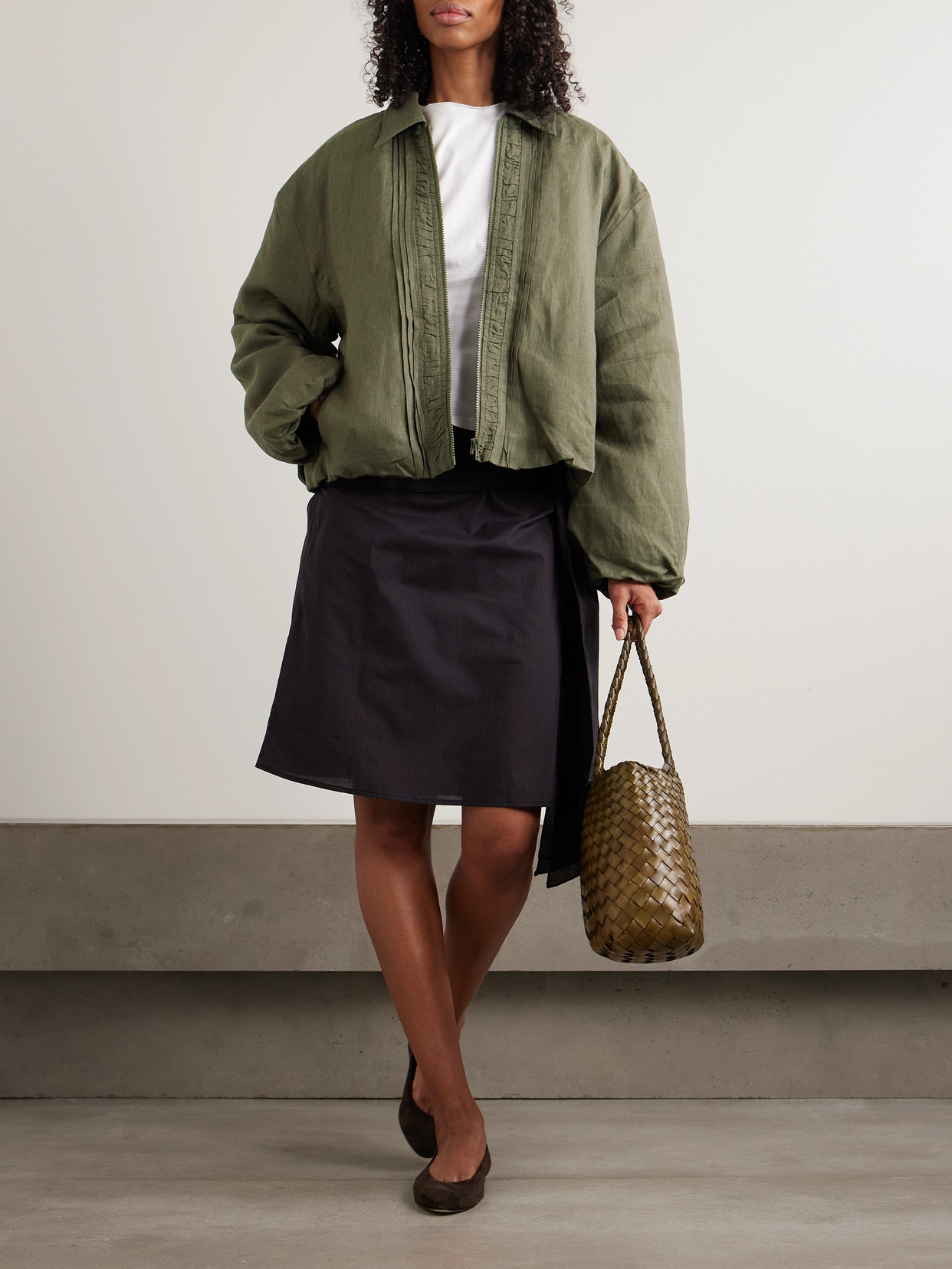 Pintuck Padded Jacket