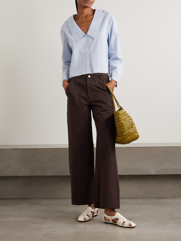 Deiji Studios Pocket organic wide-leg jeans