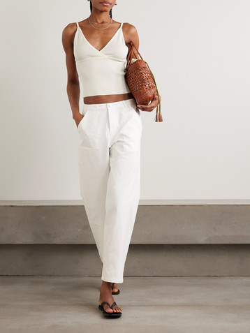 Deiji Studios Pocket organic wide-leg jeans