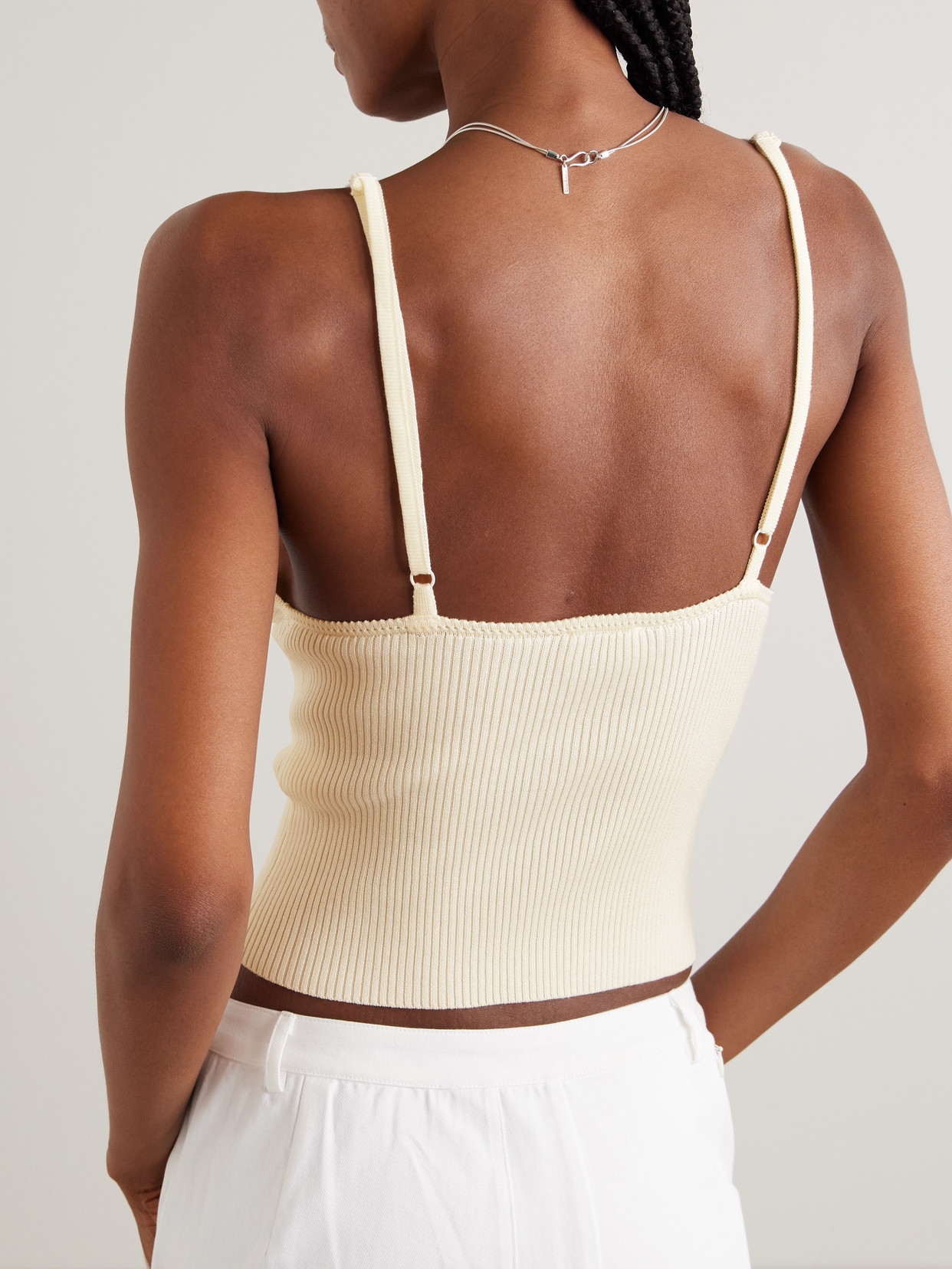 Cross Panel Cropped Top