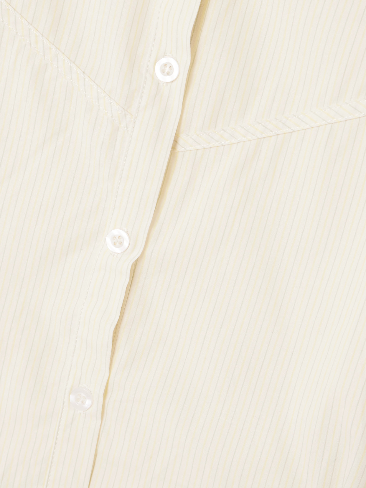 Cami Paneled Pintucked Striped Organic Cotton-Poplin Shirt