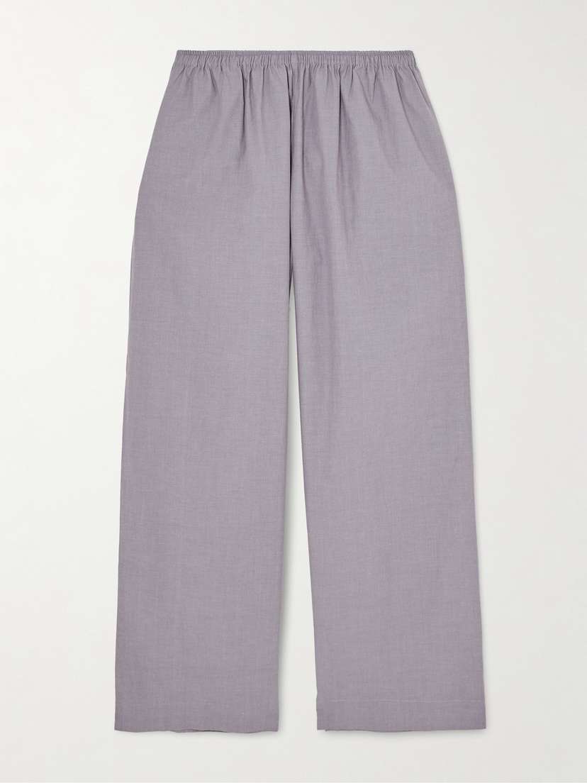Deiji Studios Ease Organic Cotton Straight-leg Pants
