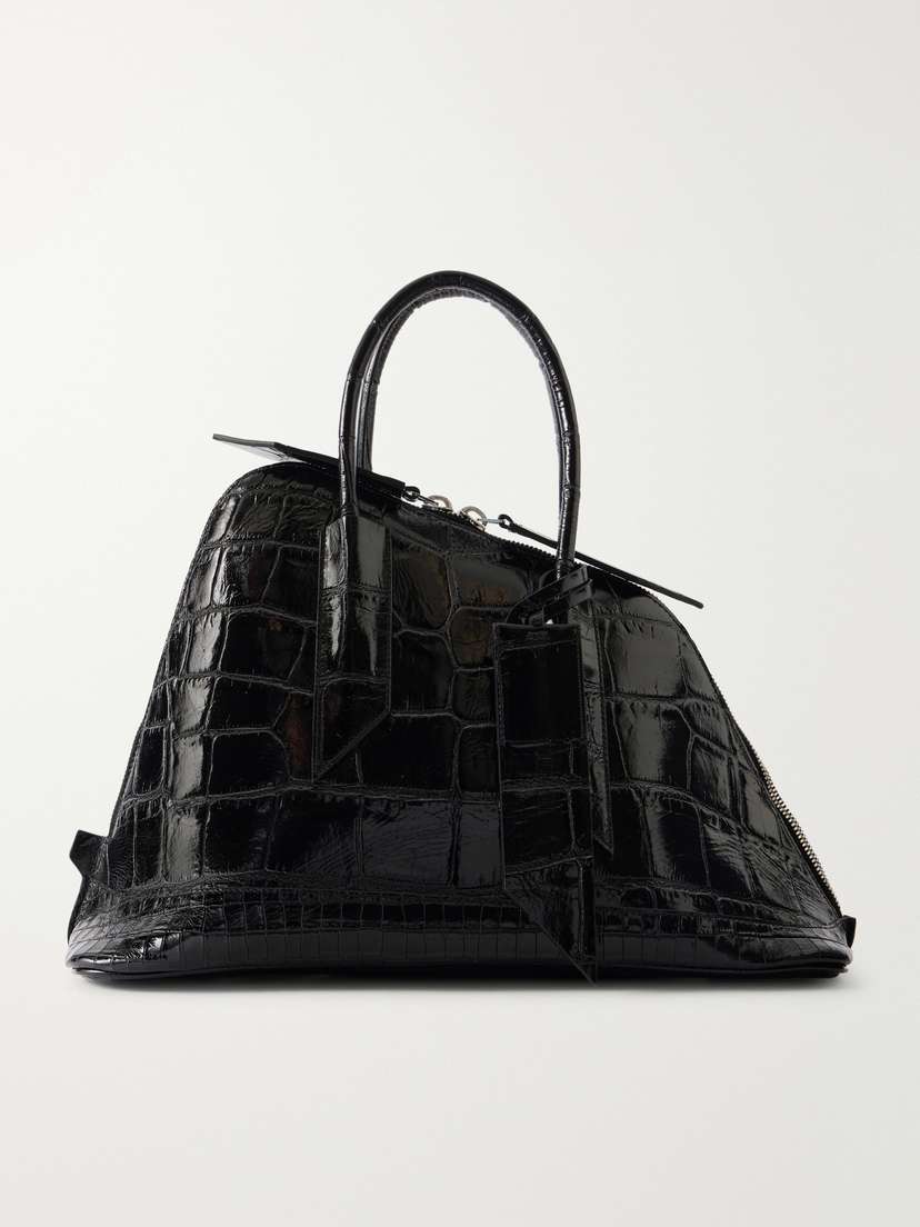The Attico Sant Ambroeus Croc-effect Leather Tote