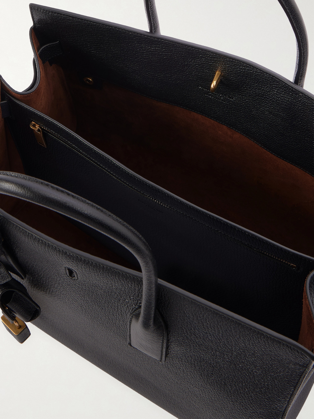 Sac De Jour Large Textured-Leather Shoulder Bag