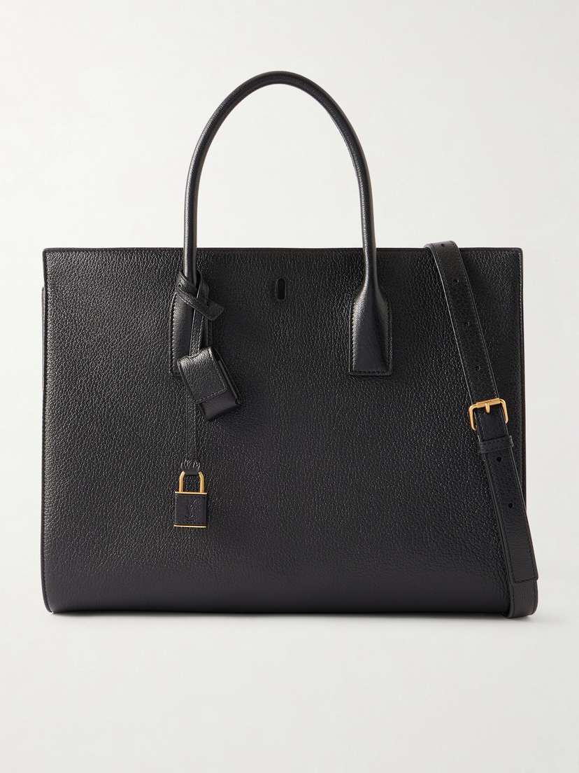 Saint Laurent Sac De Jour Large Textured-leather Shoulder Bag