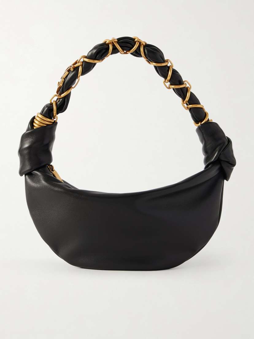 Saint Laurent Amalia Mini Leather Shoulder Bag