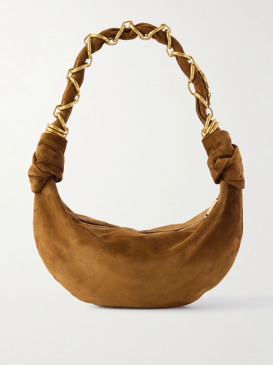 Amalia mini suede shoulder bag