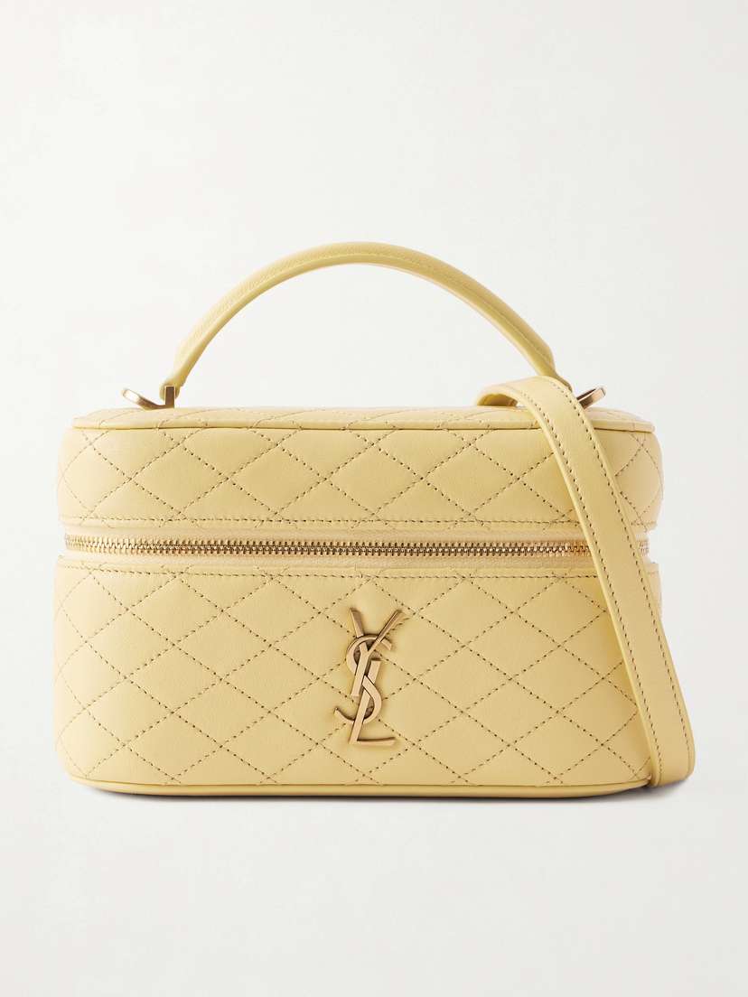 Saint Laurent Gaby Vanity Mini Quilted Leather Shoulder Bag