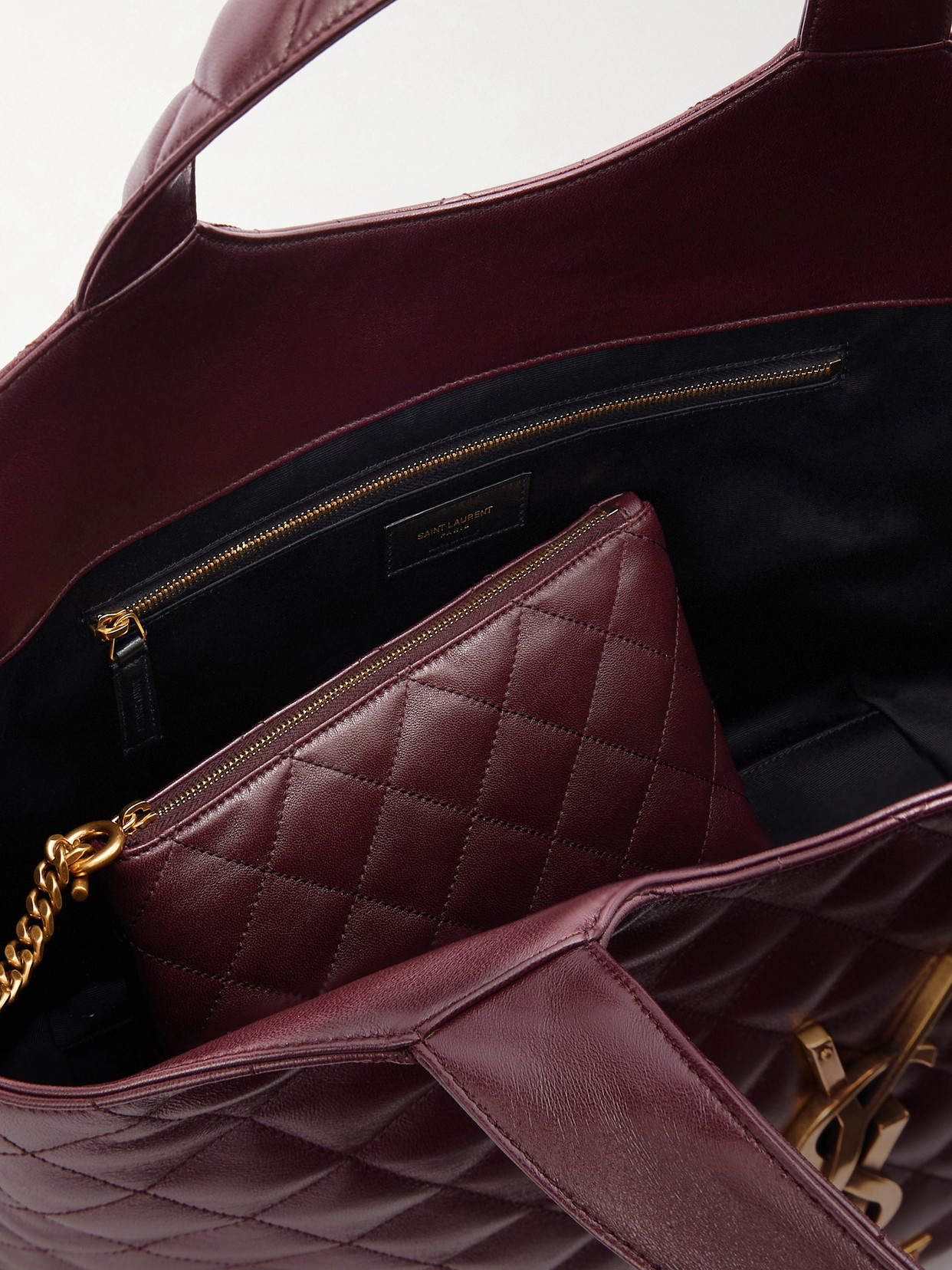 Icare Medium Matelassé Leather Tote