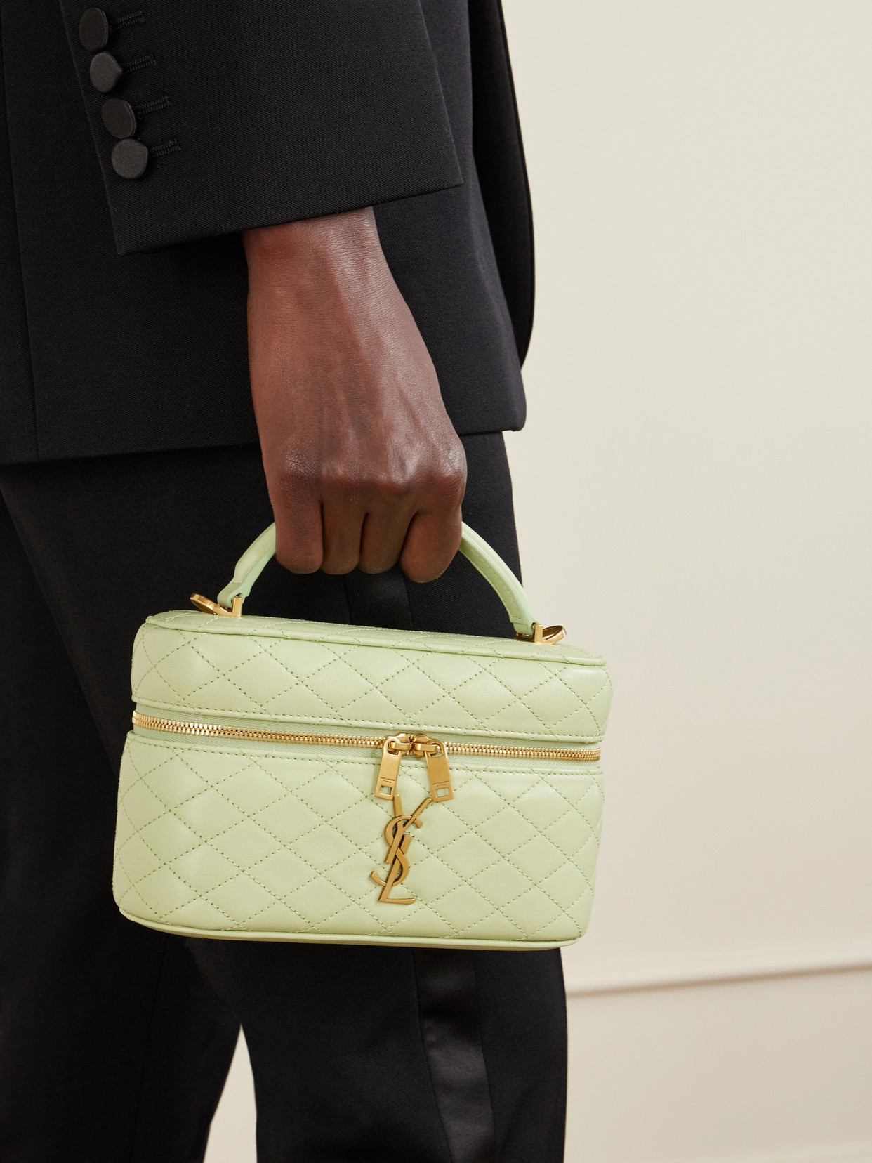Gaby Vanity Mini Quilted Shoulder Bag