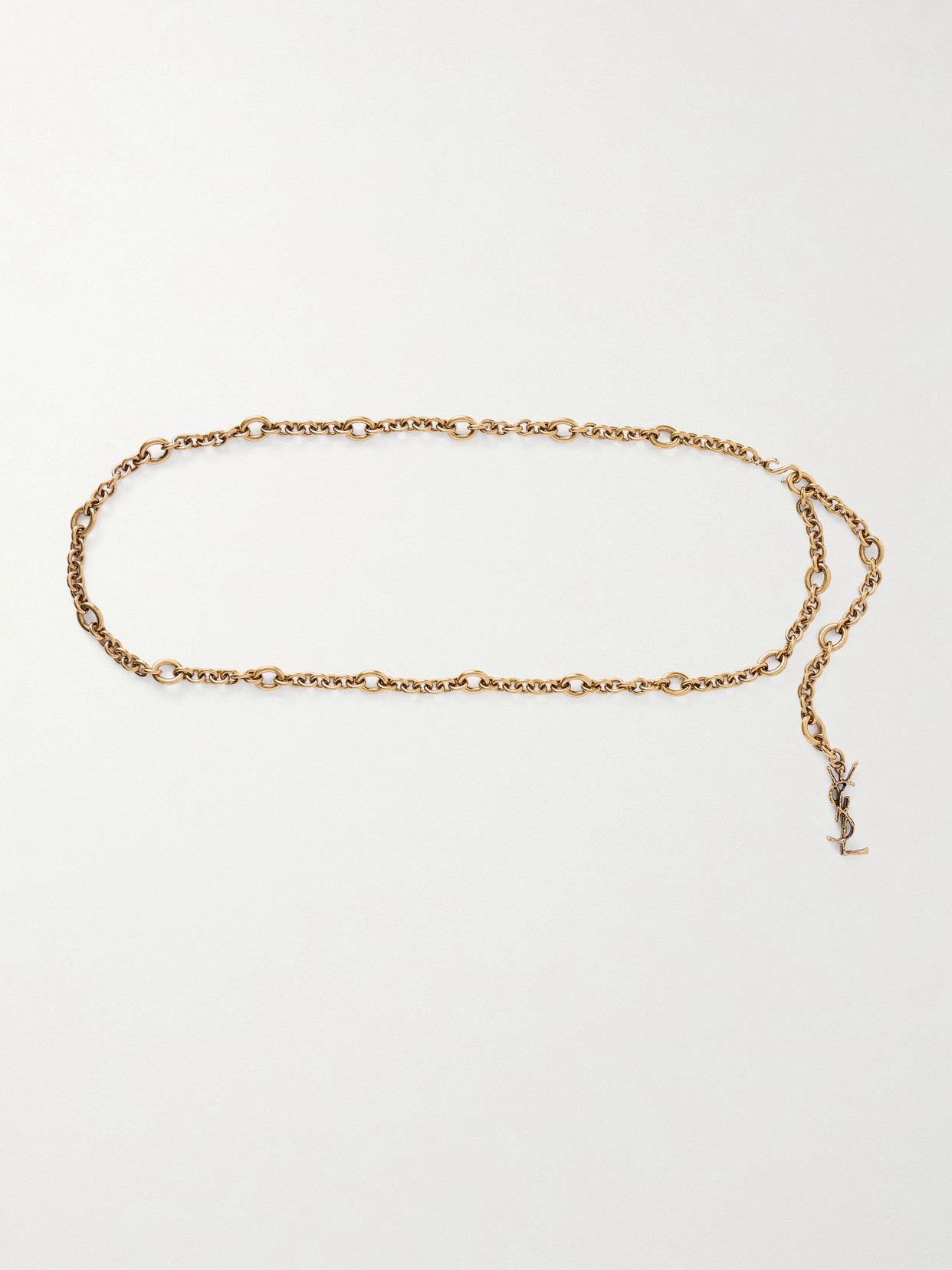 Saint Laurent Gold-tone Chain Belt