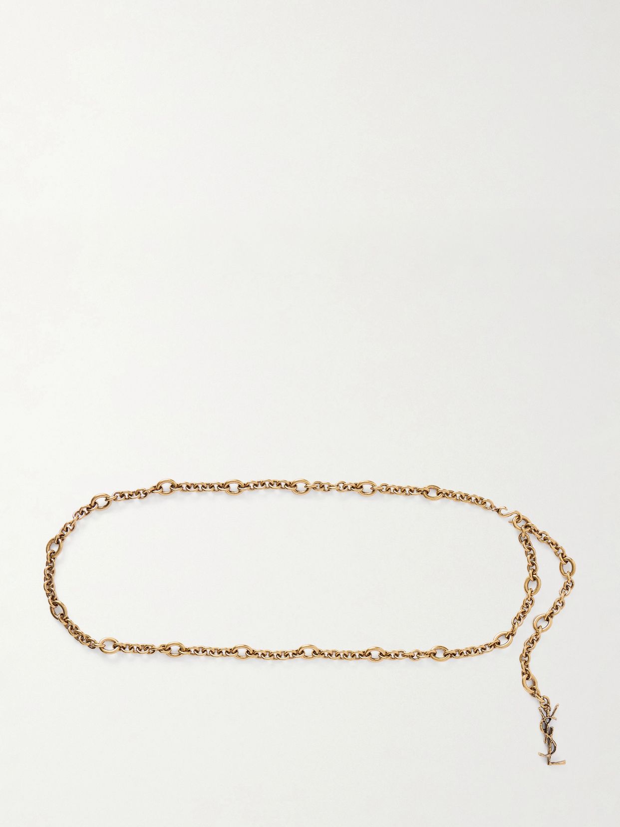 gold tone chain belt
