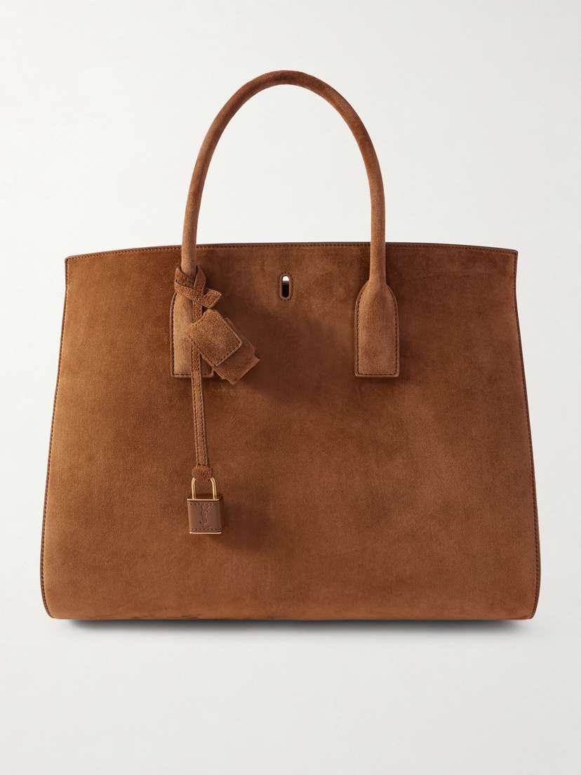 Saint Laurent Sac De Jour Large Suede Tote