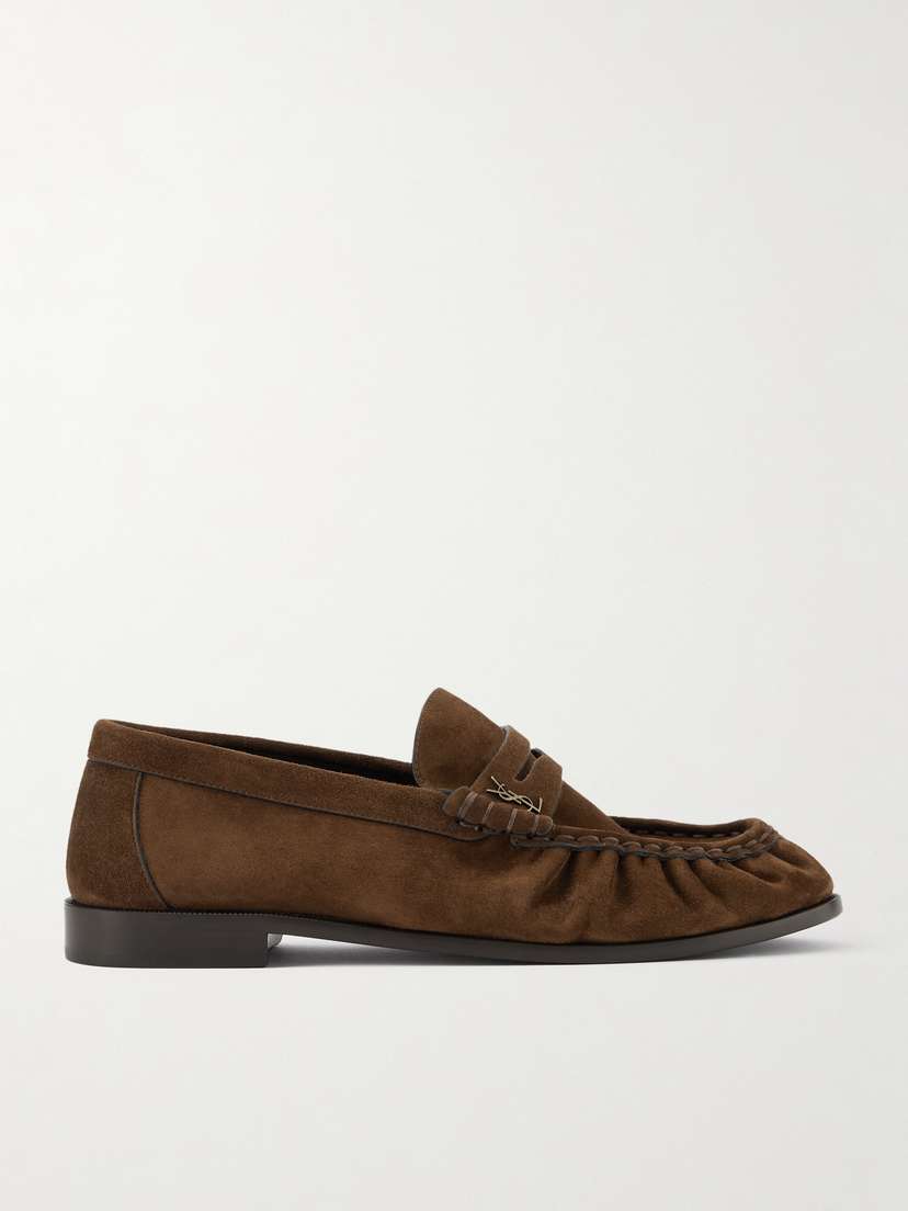 Saint Laurent Le Loafer Suede Loafers