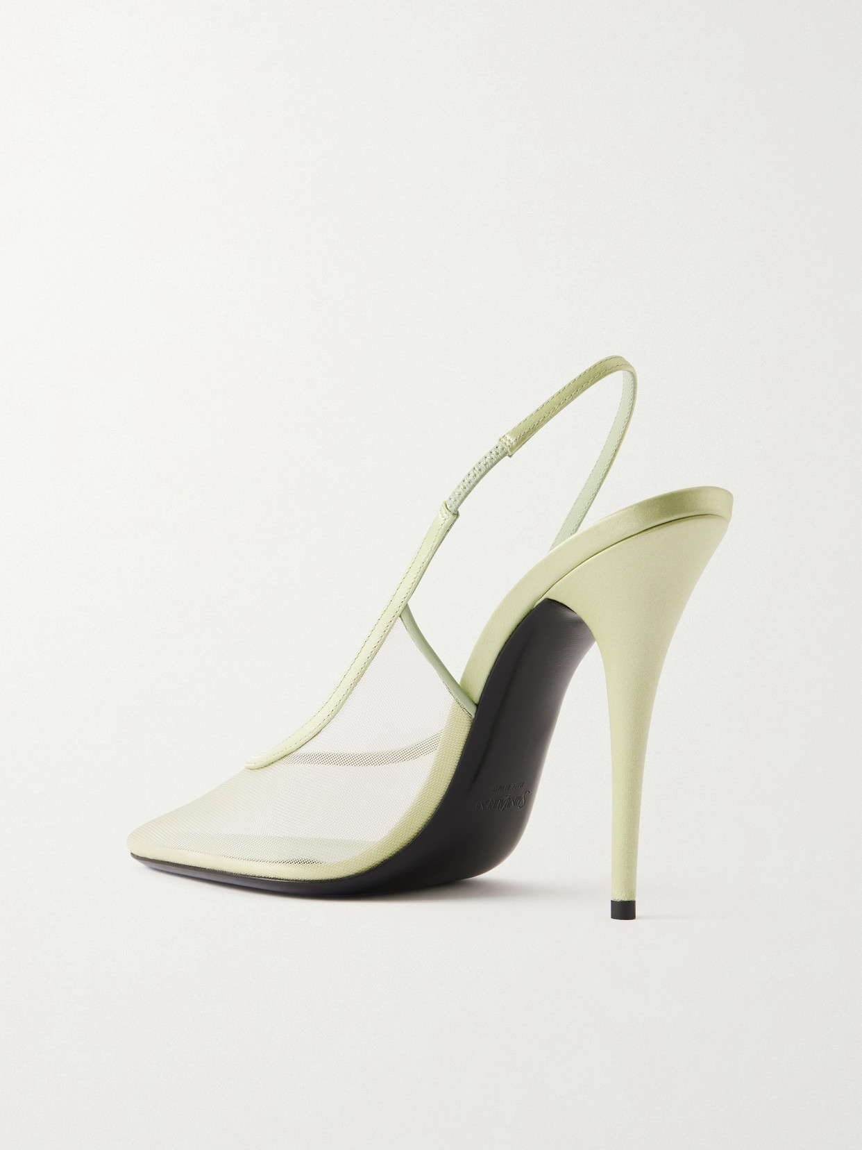 Anita Satin-Trimmed Slingback