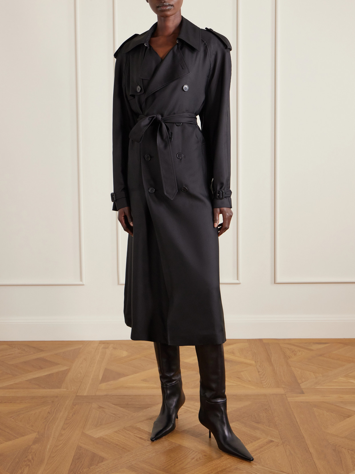 Victoire Leather Knee Boots