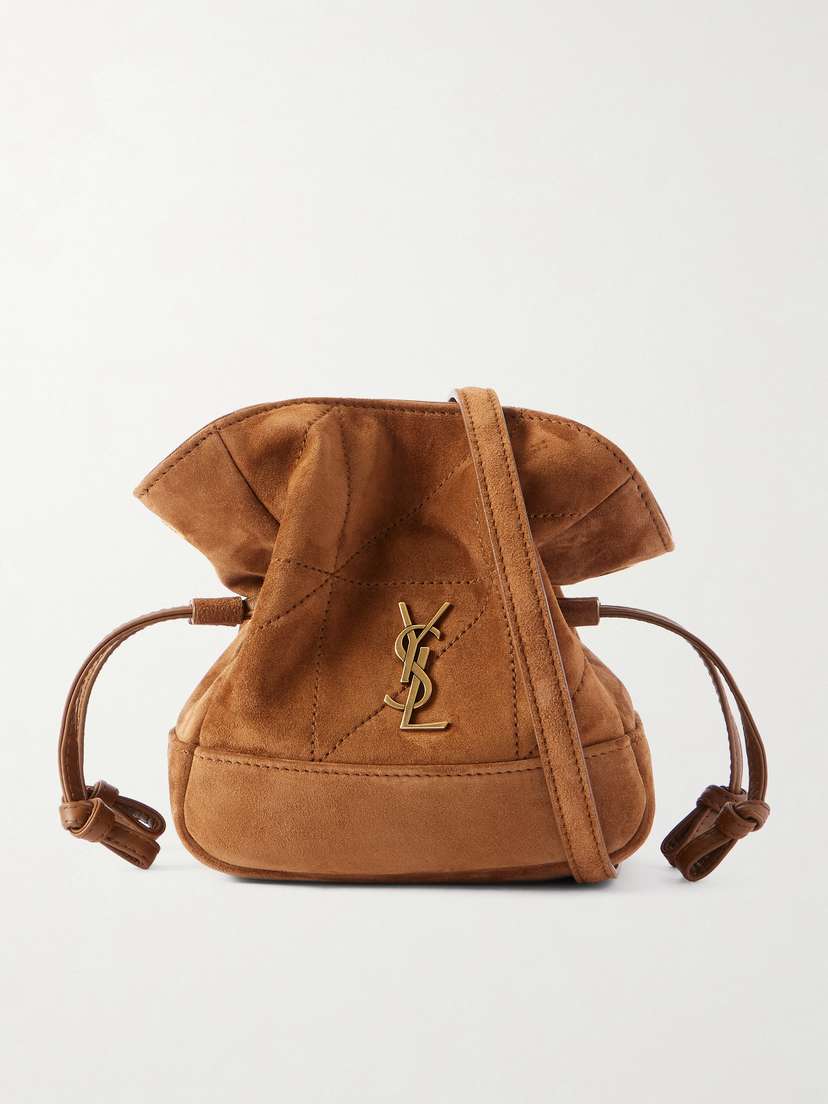Saint Laurent Jamie Mini Suede Shoulder Bag