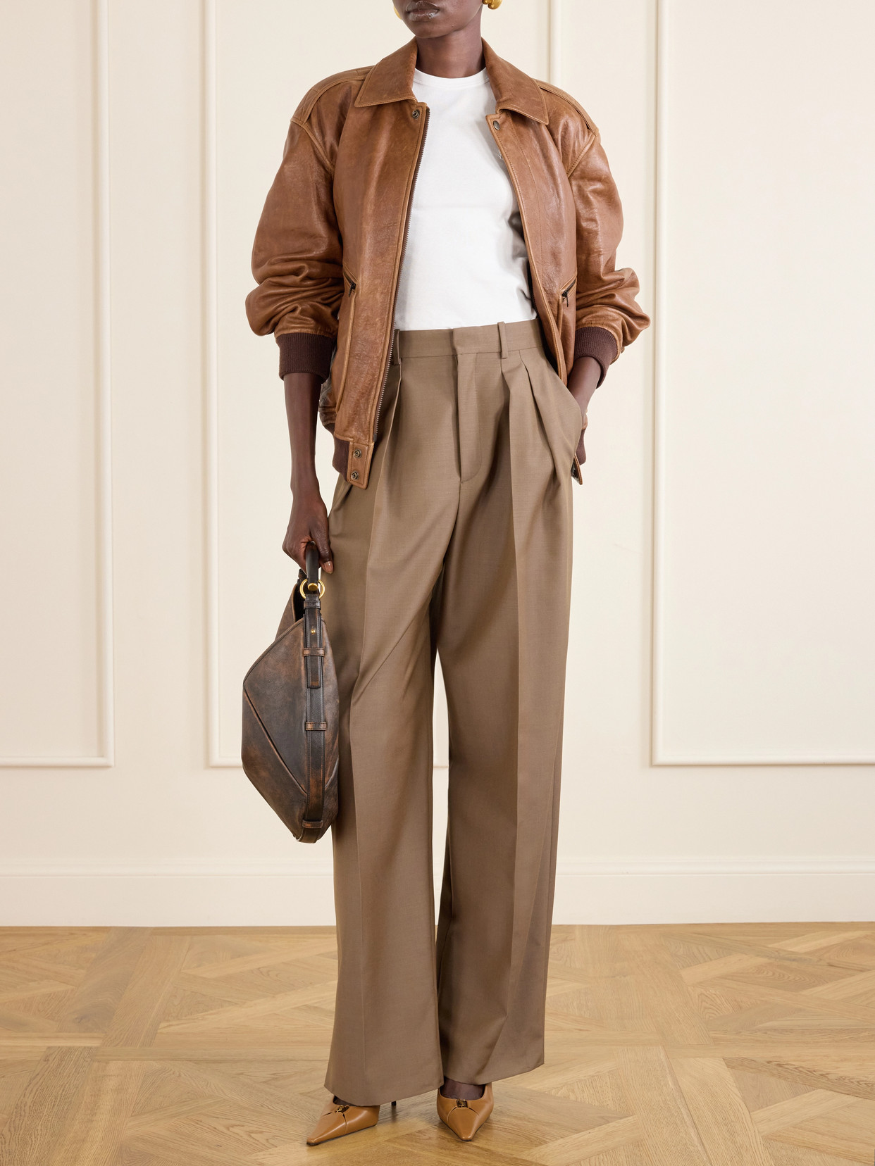 Mombasa Paneled Shoulder Bag