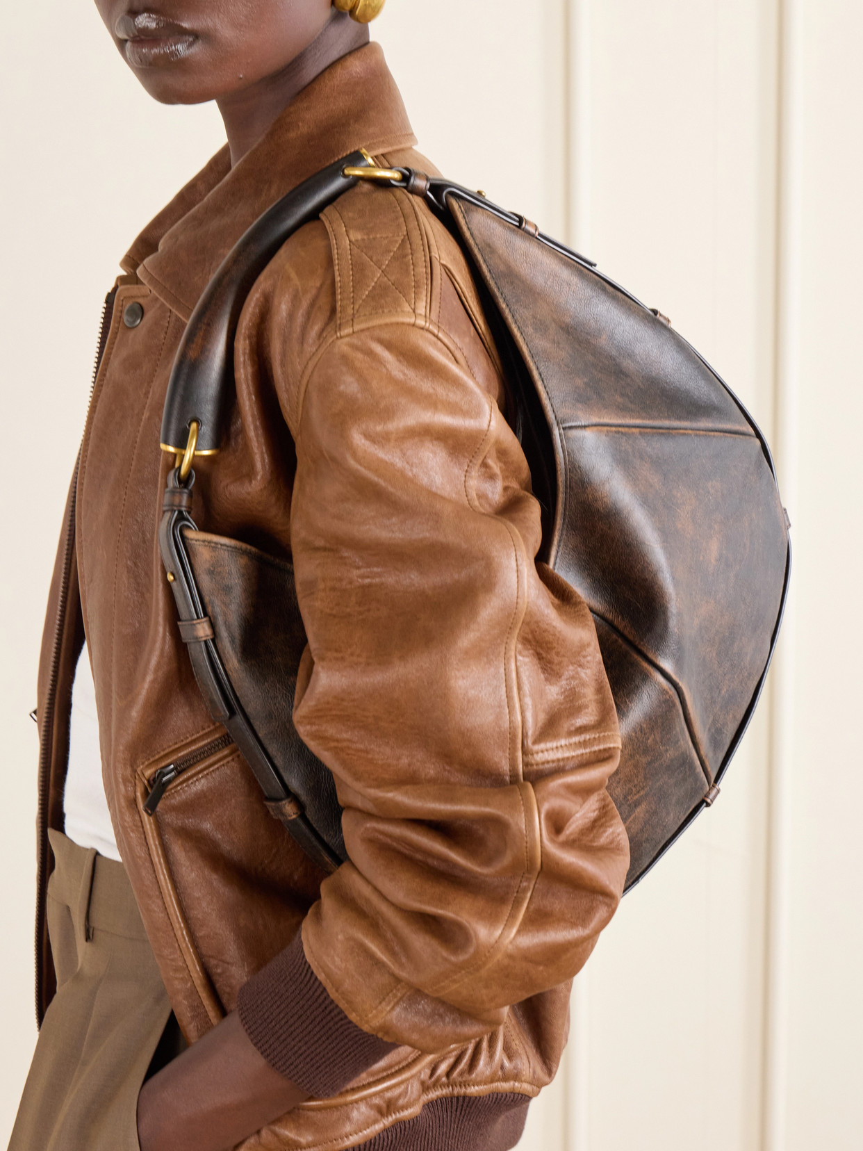 Mombasa Paneled Shoulder Bag