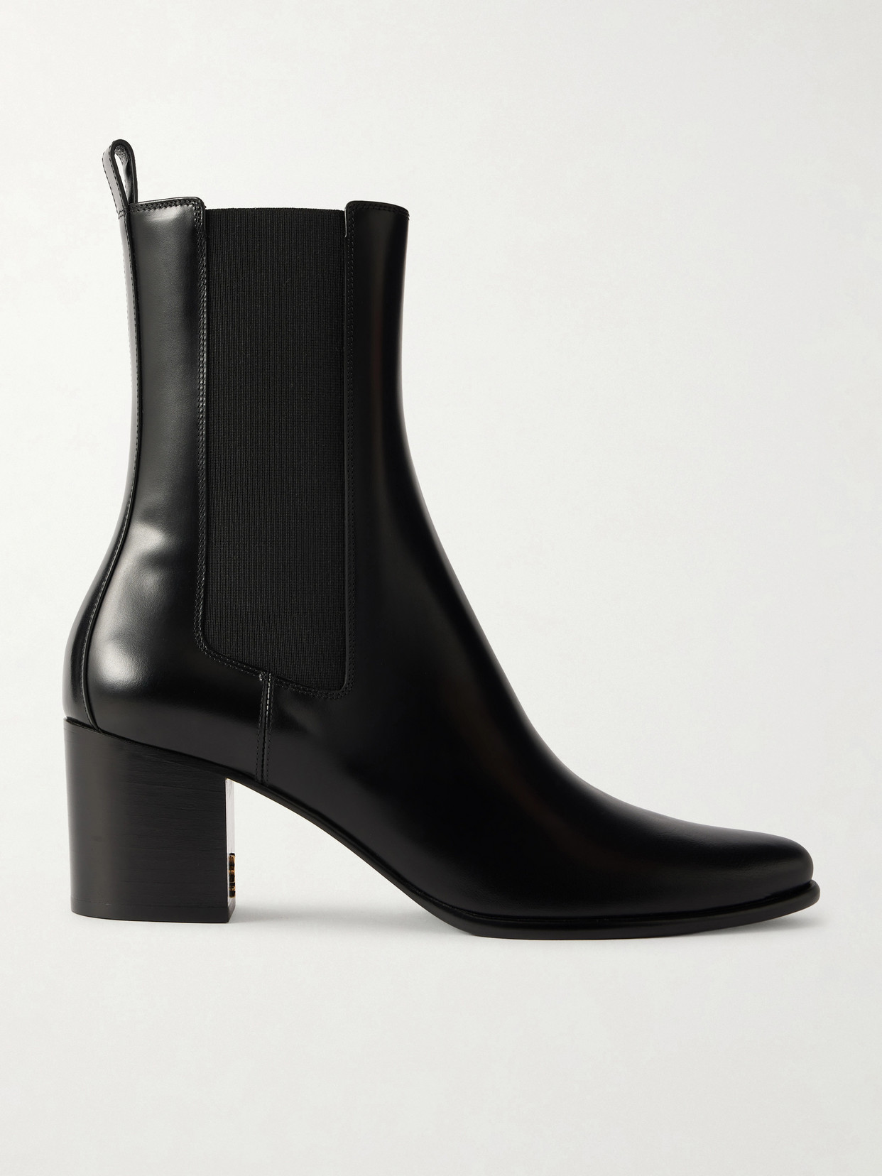 Saint Laurent Jill Leather Chelsea Boots In Black