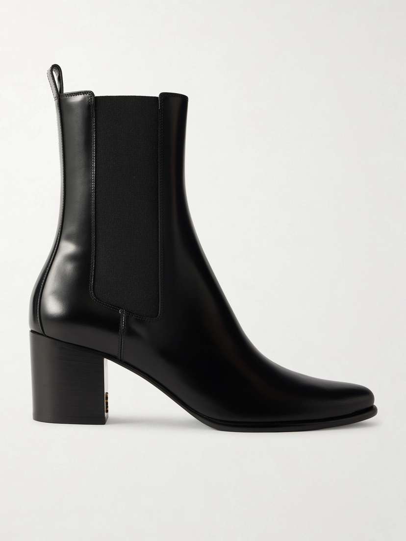 Saint Laurent Jill Leather Chelsea Boots