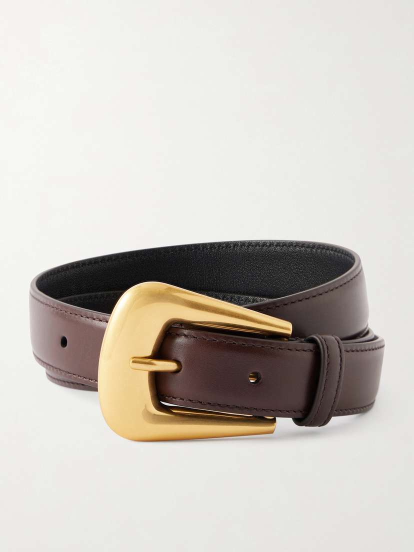 Saint Laurent Folk Leather Belt