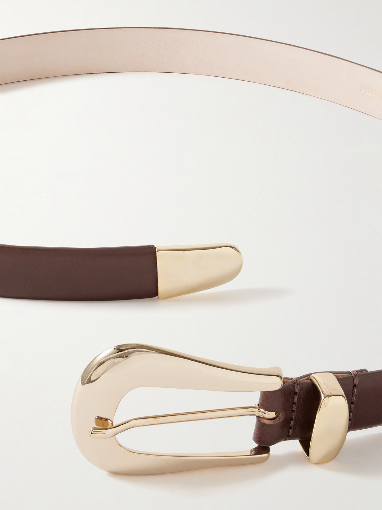 Dehanche Colette Leather Belt In Brown