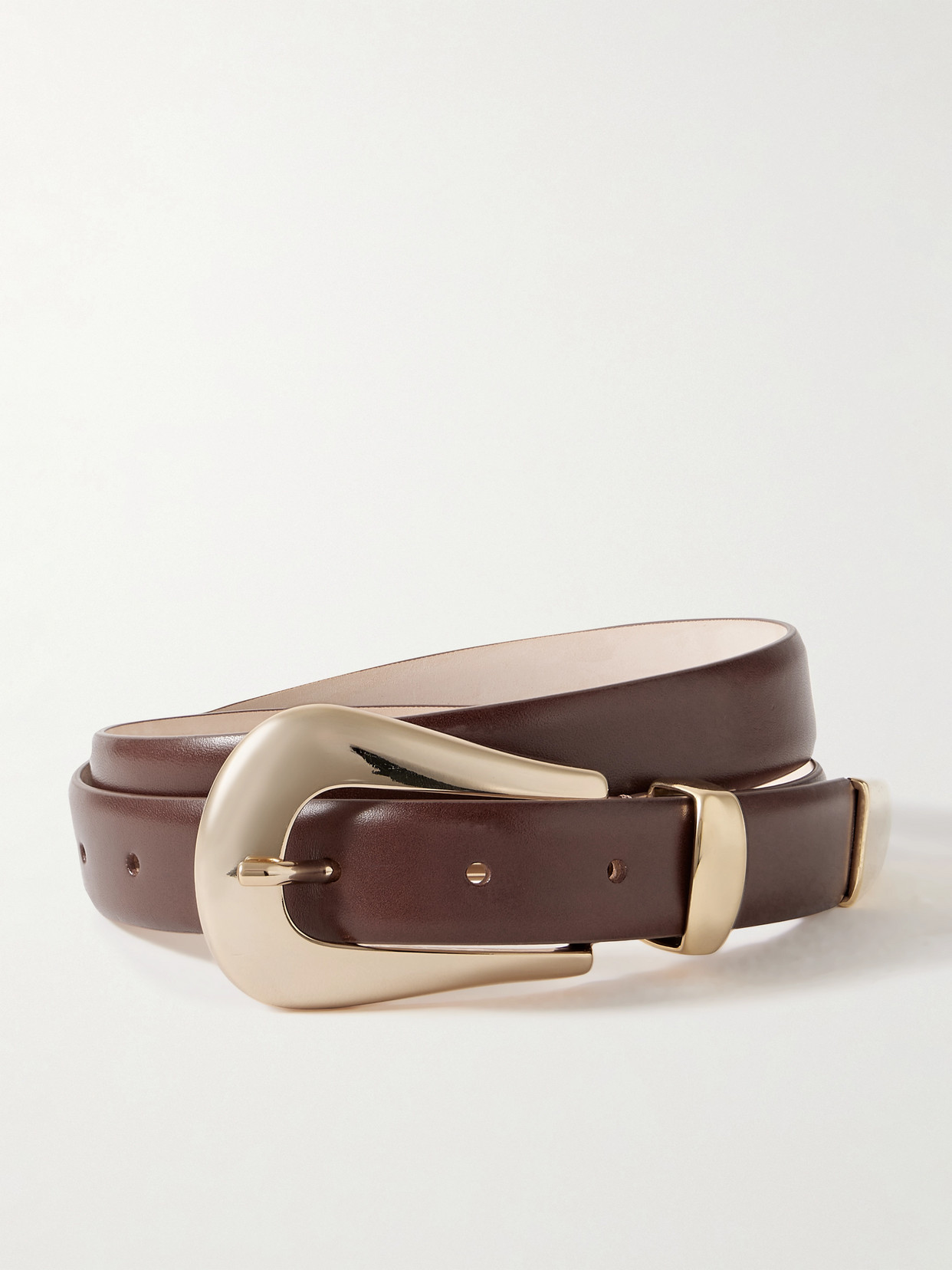 Dehanche Colette Leather Belt In Brown