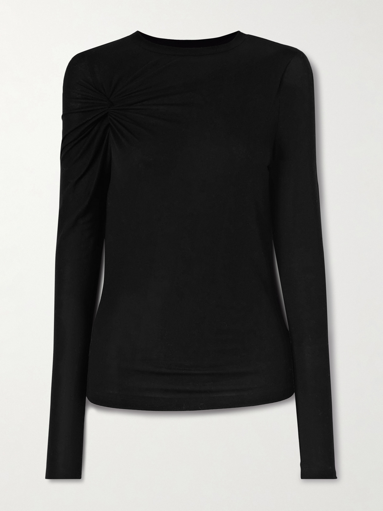 Lissa Gathered Jersey Top