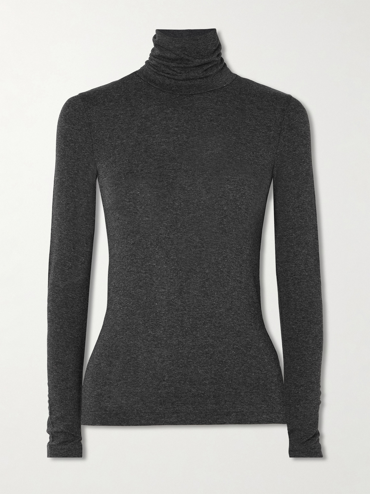 Pascale Stretch-Jersey Turtleneck Top
