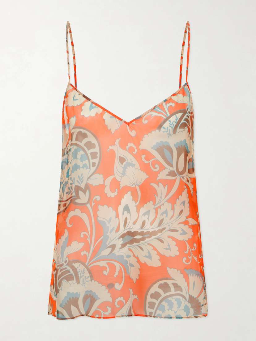 Etro Printed Silk Top
